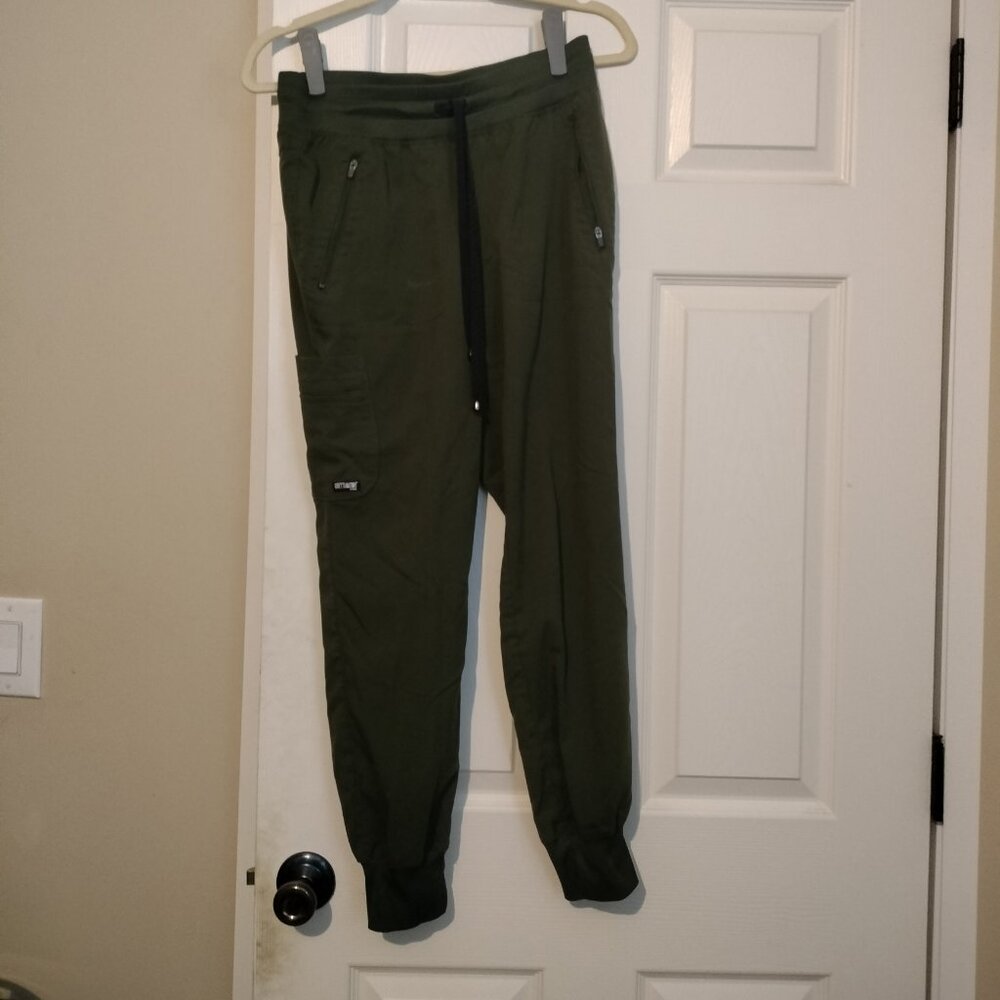 Women's green Joggers Scrub Pants